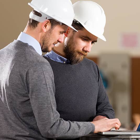 employees working together