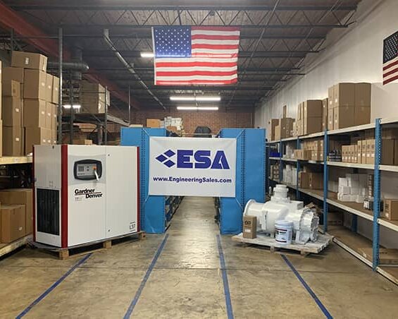 Machines with ESA sign