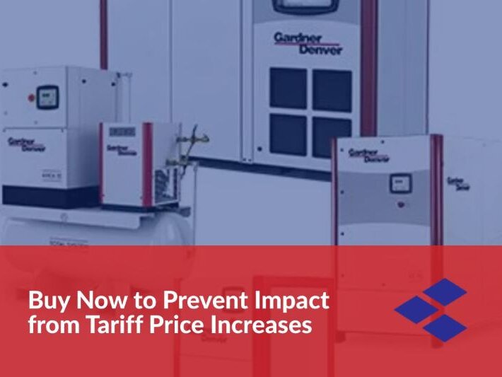 Gardner Denver machinery with text 