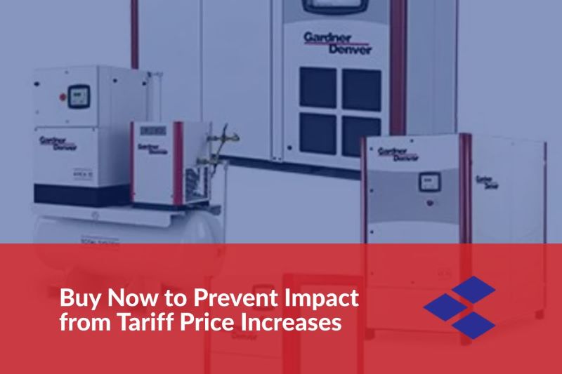 Gardner Denver machinery with text 