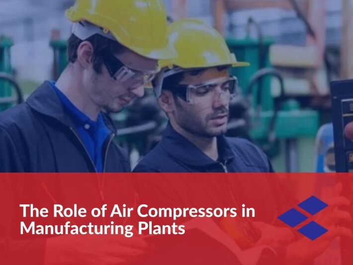 Two workers with text 