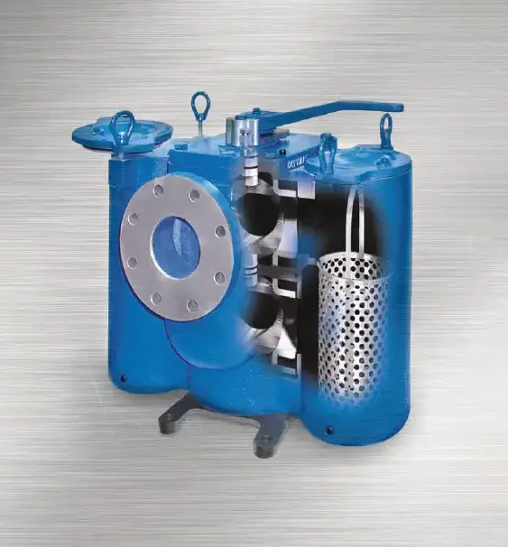 cast pipeline strainer